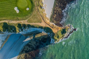 Golfplatz, Meer, Strand, Grün